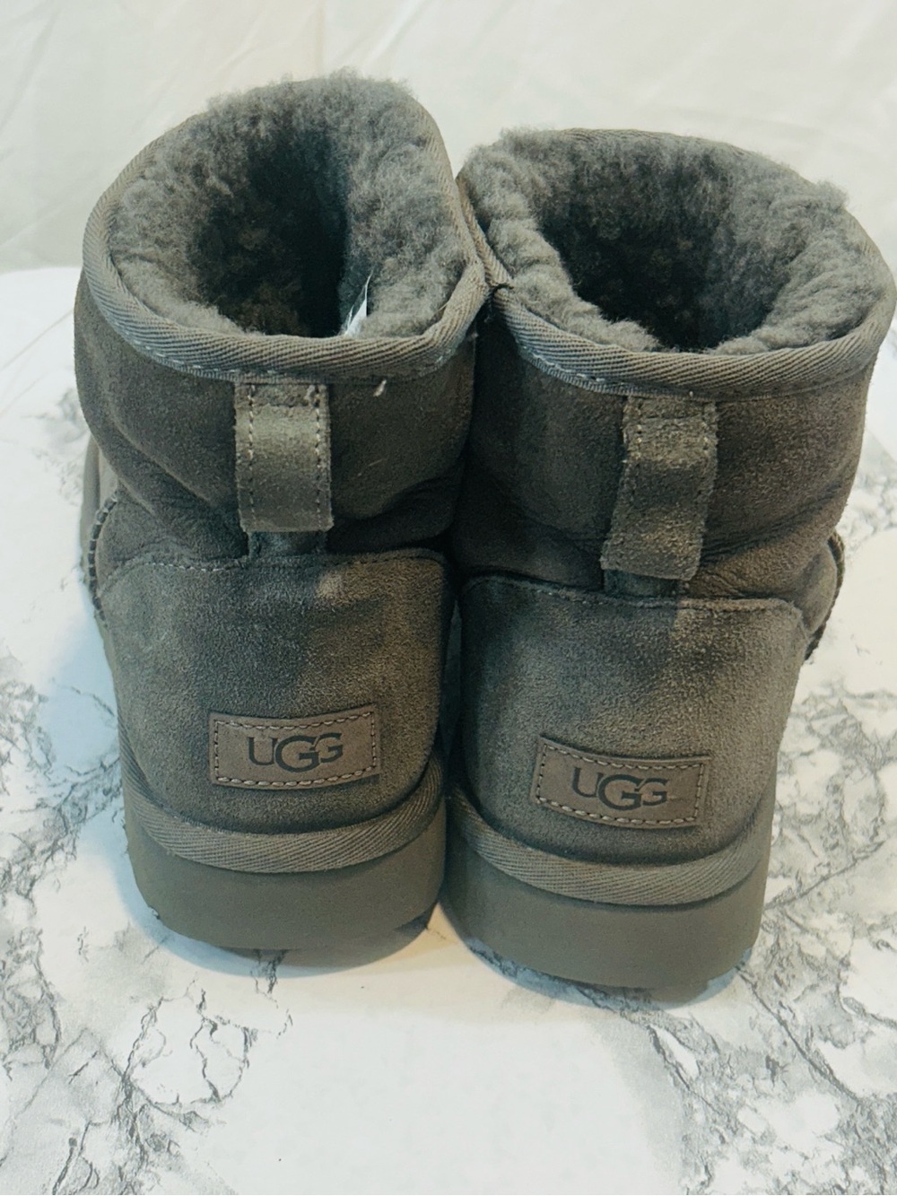 UGG Kids Mini Boot in Charcoal Gray